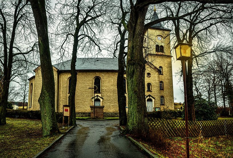 Kirche in Herold  Erzgebirge von Johnny Flash