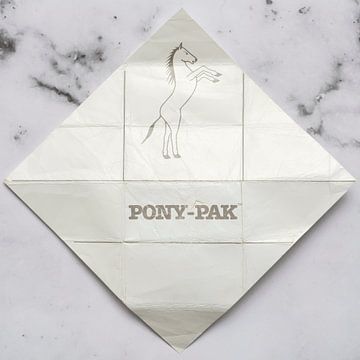 Kabouterpost Pony Pack op marmer van Floris Kok
