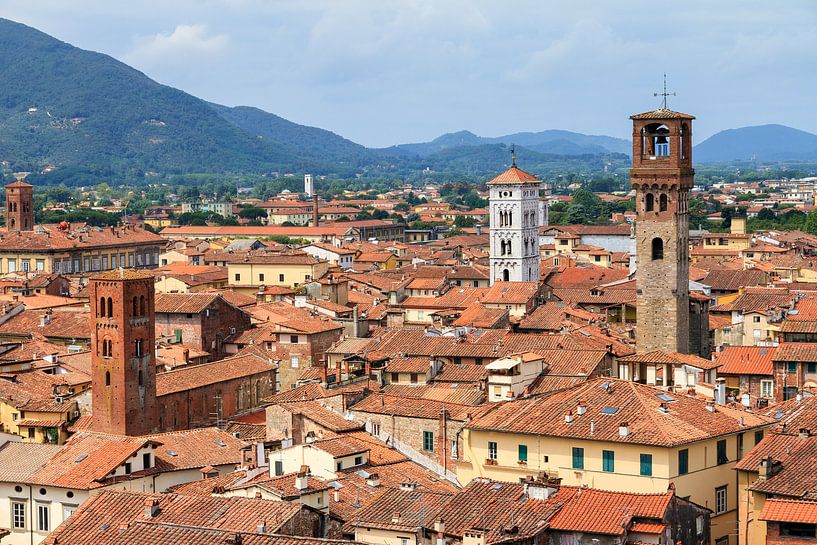 Lucca skyline von Dennis van de Water