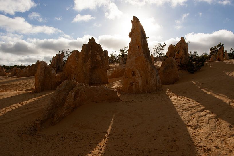 Schaduw over een aantal Pinnacles van Eric van Duijn