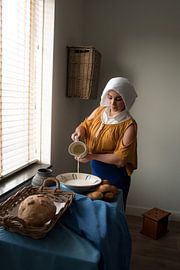 Milkmaid moderne sur Marijn Schraa