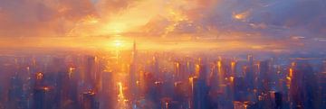 City Lights at Sunset by Whale & Sons