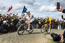 Tadej Pogacar mit Wout van Aert