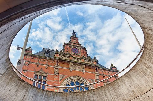 View on trainstation in Groningen