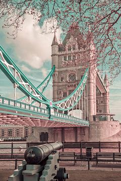LONDON Tower Bridge im Detail | urbaner Vintage-Stil