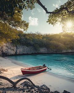 Strandästhetik auf Curacao
