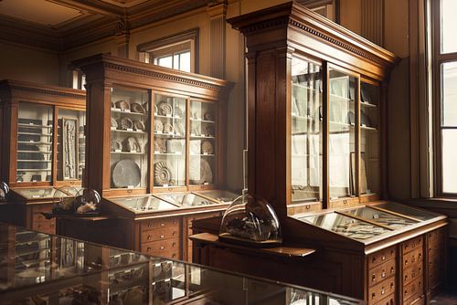 Teylers Museum | fossielenzaal | 19e eeuw | wallart