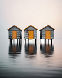 Hütten auf dem See