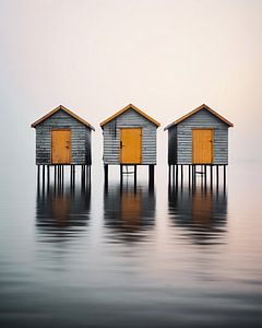 Hütten auf dem See