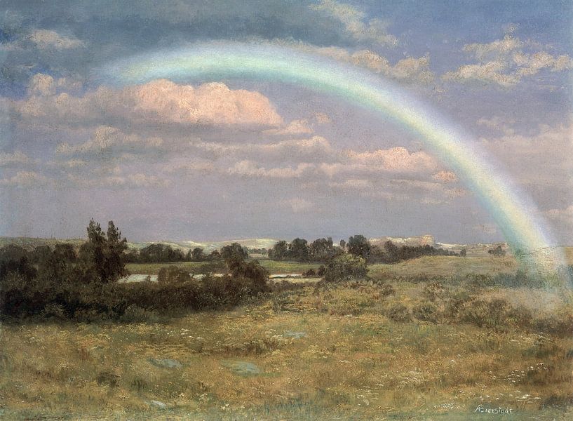 Albert Bierstadt,After the storm by finemasterpiece