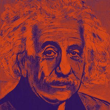 Albert Einstein E = mc2 von Kathleen Artist Fine Art