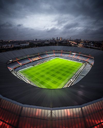 De Kuip - Mutter aller Stadien (vertikal) von Jeroen van Dam