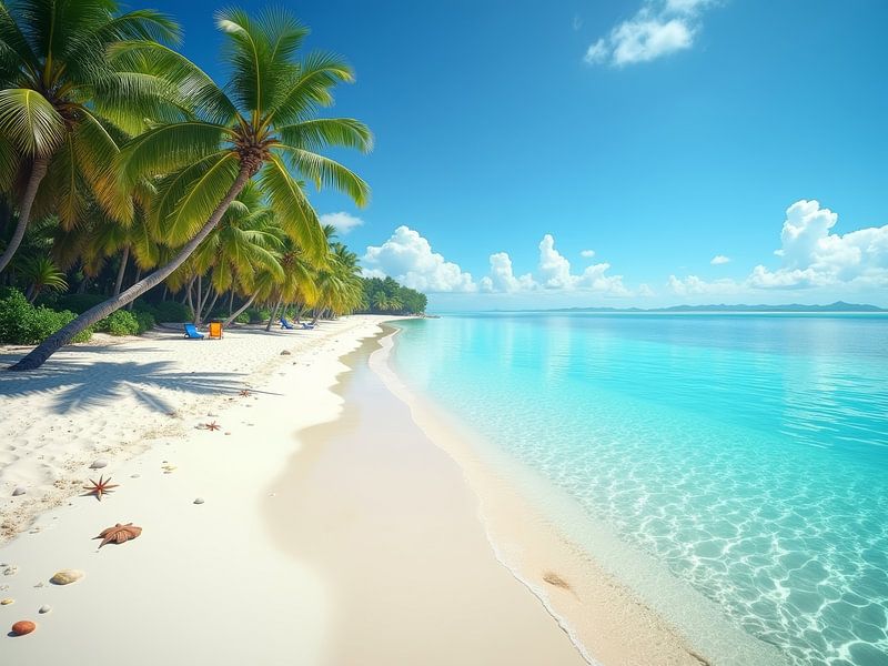 paysage de plage par hisamvideo art
