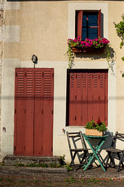 A small French-style terrace