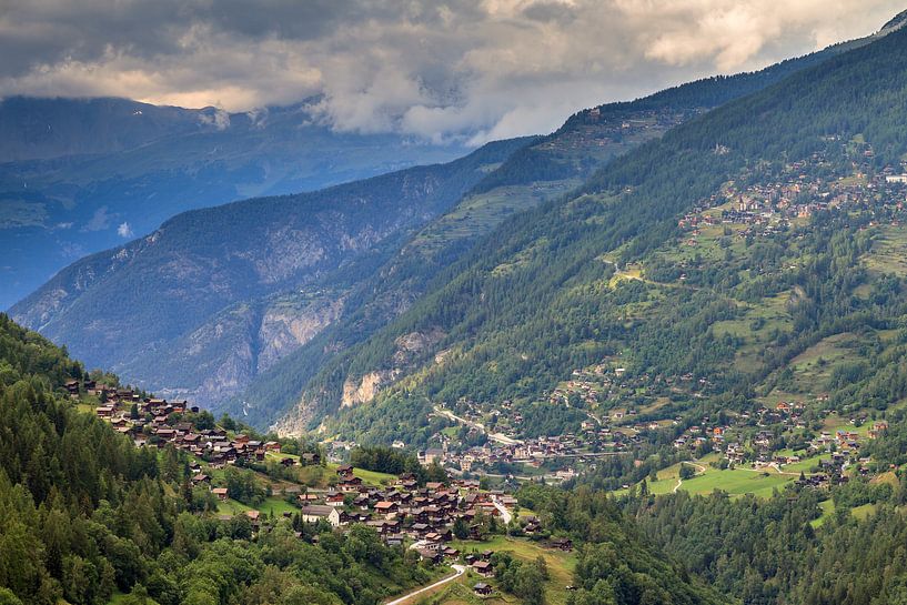 Het dal van Anniviers in Zwitserland par Dennis van de Water