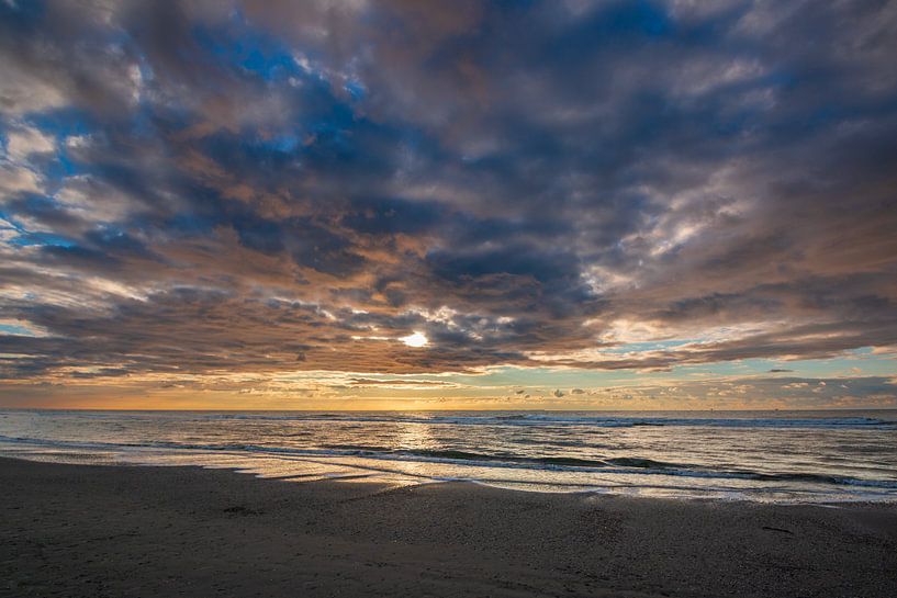 Dramatic skies over the North Sea | Ameland by Marjan Schmit Visser