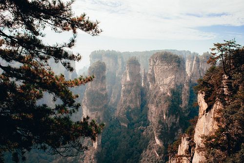 Hiking through Zhangjiajie