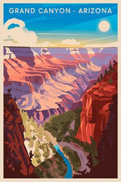 Grand Canyon - Arizona van Poster Art Shop