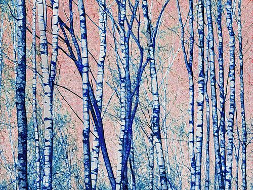 Stem Cells (Birch trunks in blue)