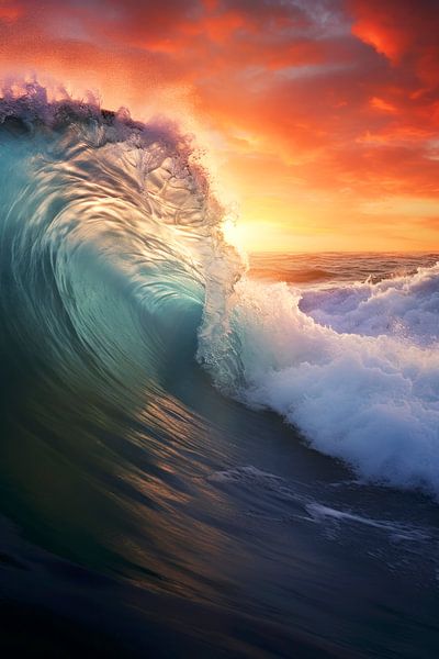 Oceanic - Burning Wave by Philippe HUGONNARD