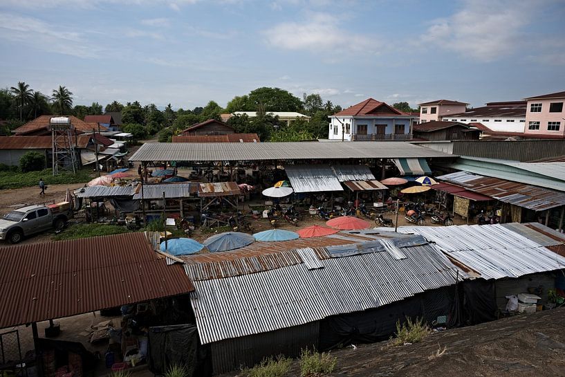 Marché traditionnel dans le sud du Laos par Frank Photos