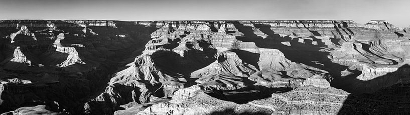 Grand Canyon National Park in black and white by Henk Meijer Photography