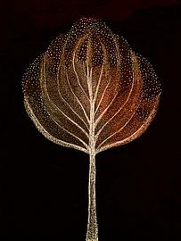 Autumn: Abstract tree in warm autumn tones by Studio Pieternel