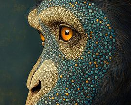 Monkey | Monkey Face sur Collection Moderne