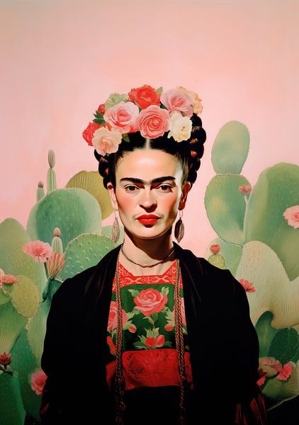 Frida Poster - Frida Kunstdruk van Niklas Maximilian
