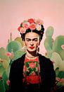 Frida Poster - Frida Kunstdruk van Niklas Maximilian thumbnail