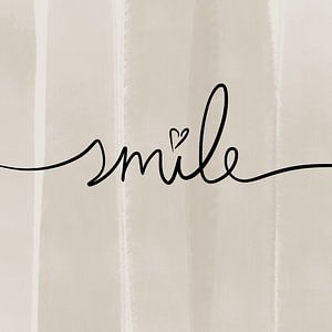 Smile (vierkant) van Studio Malabar