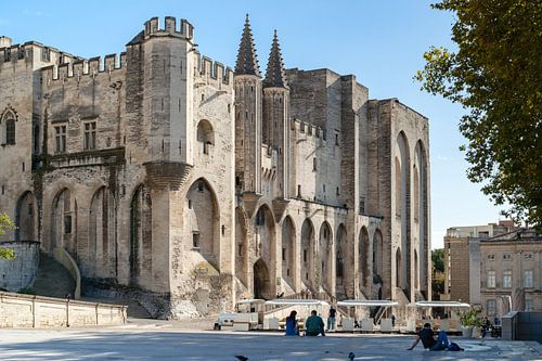 The Palais des Papes in Avignon, France