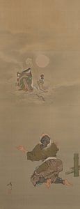 Tsukioka Yoshitoshi - Received Back into the Moon Palace-Taketori...