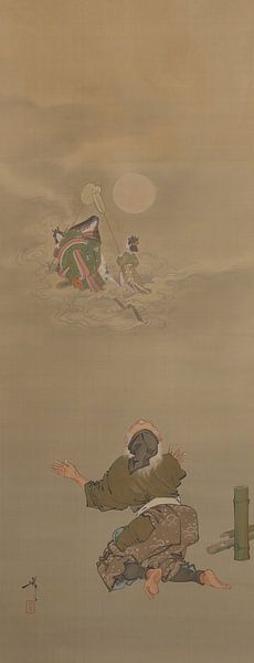 Tsukioka Yoshitoshi - Received Back into the Moon Palace-Taketori... von Peter Balan