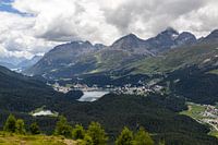 Uitzicht op St. Moritz