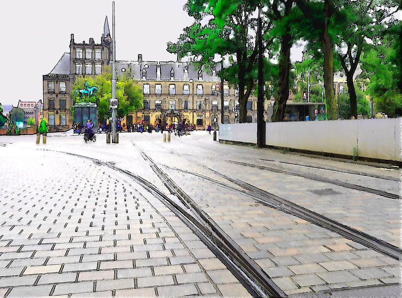 Buitenhof La Haye par Fons Bitter