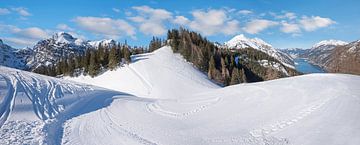 Skigebied Zwölferkopf, mooie piste met uitzicht op het Achenmeer van SusaZoom