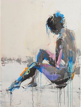 Zittende Vrouw van Kunst Kriebels