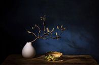 Magnolientraum .Stillleben mit Magnolie und Kap-Goldbeere von Saskia Dingemans Miniaturansicht
