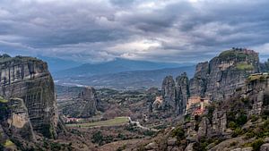 Meteora Monasteries - cloudy morning by Teun Ruijters