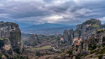 Meteora Monasteries - cloudy morning