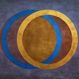 Lobby kunstwerk | Cirkel van Stilte en Ritme van Blikvanger Schilderijen