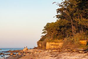 Abends an der Küste der Ostsee auf der Insel Poel