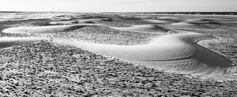 Wanderdünen am Strand von Ameland von Anja Brouwer Fotografie