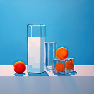 Modernes Glas Milch