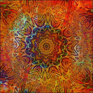 Kaleidoskop in leuchtenden Farben