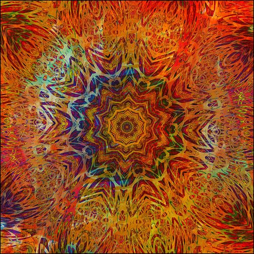 Caleidoscoop in vrolijke kleuren