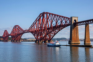 Forth-Brücke; South Queensferry; Edinburgh; Schottland; Vereinigtes Königreich