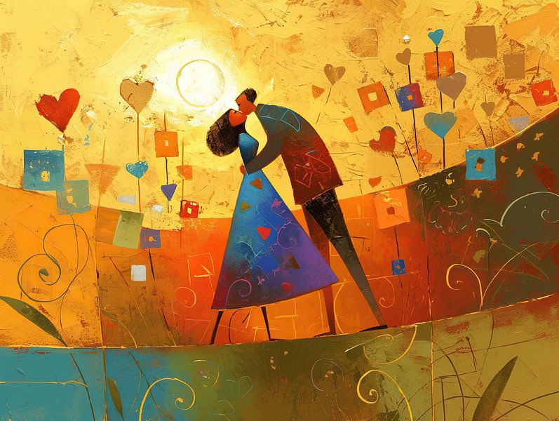 Romantic Painting by ARTEO Paintings