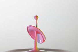 Vallende/botsende verfdruppel by Martien van Dommelen